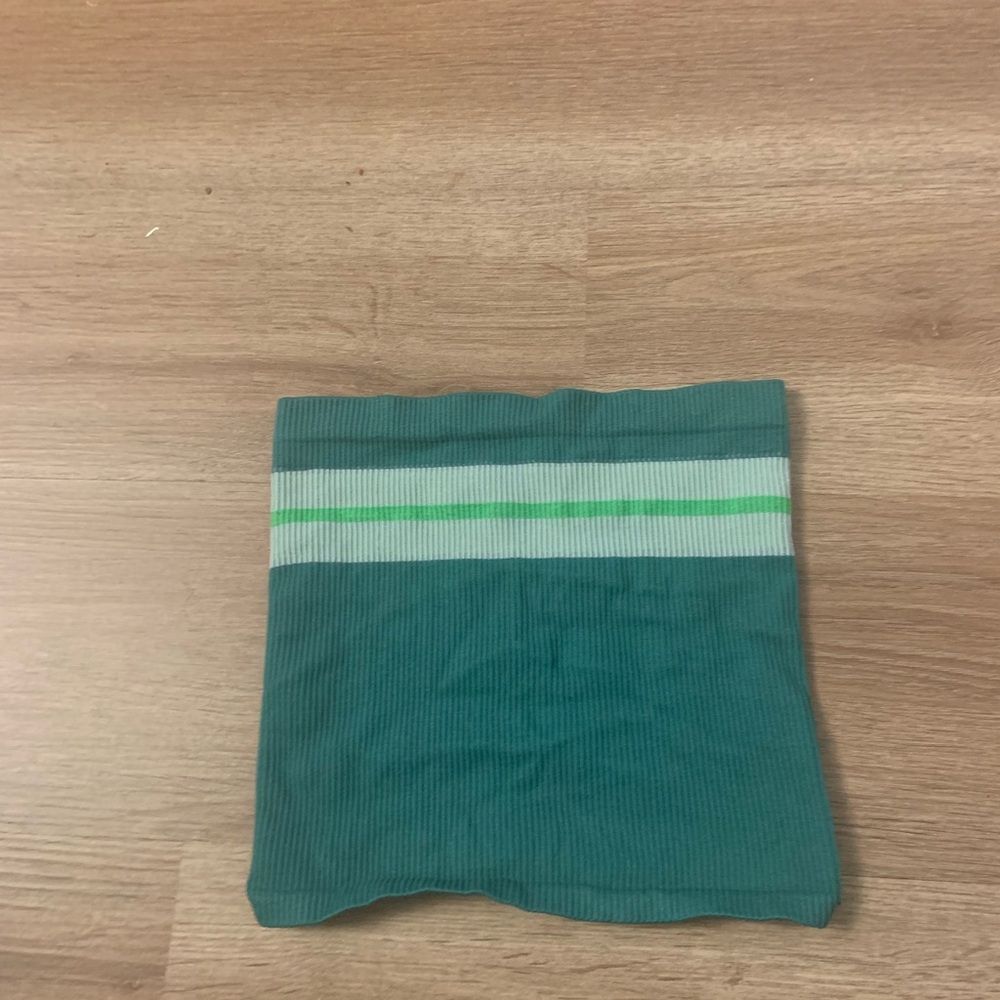 Urban Outfitters Green Striped Tube Top